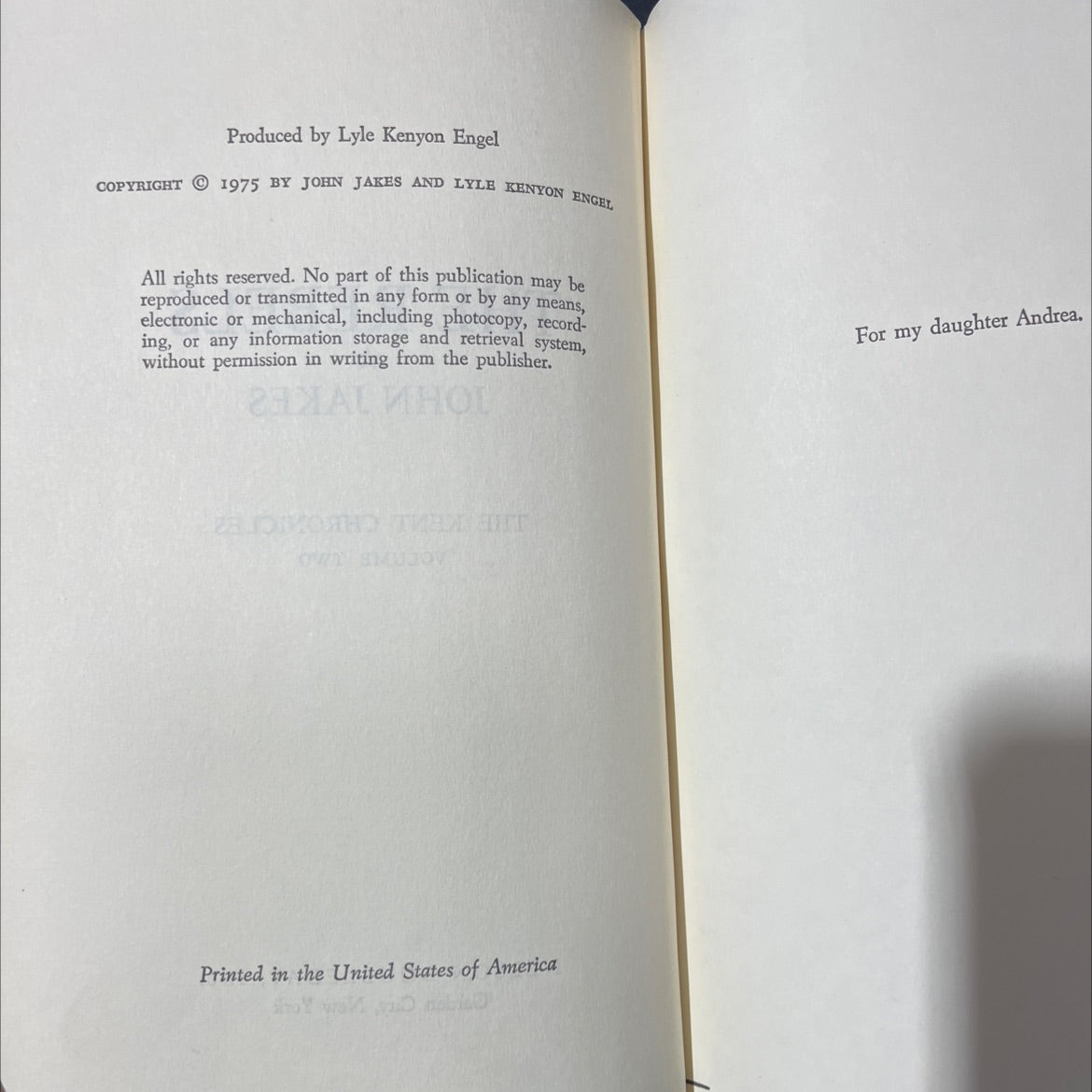 the rebels book, by john jakes, 1975 Hardcover image 3