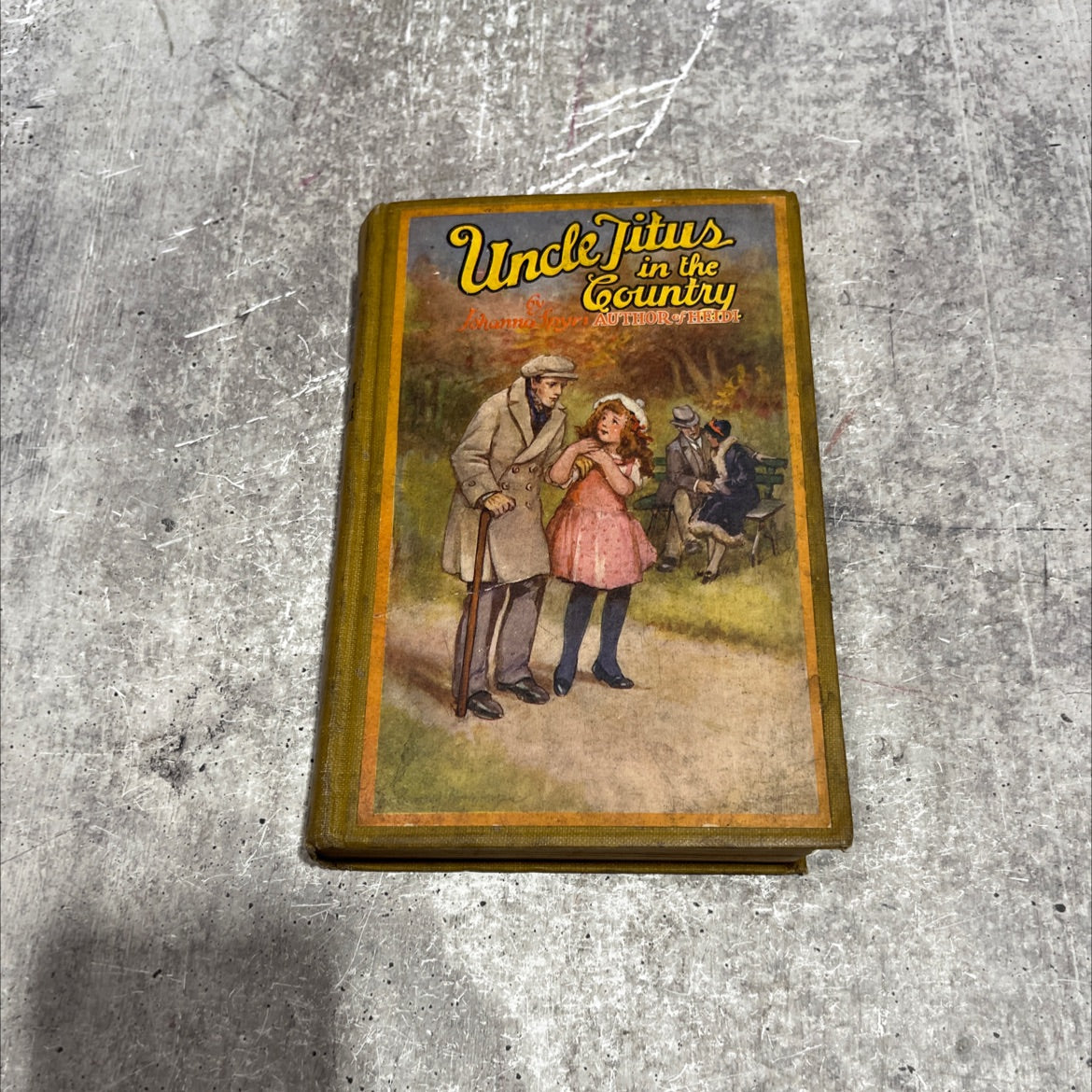 the red a uncle titus in the country book, by johanna spyri, 1926 Hardcover image 1