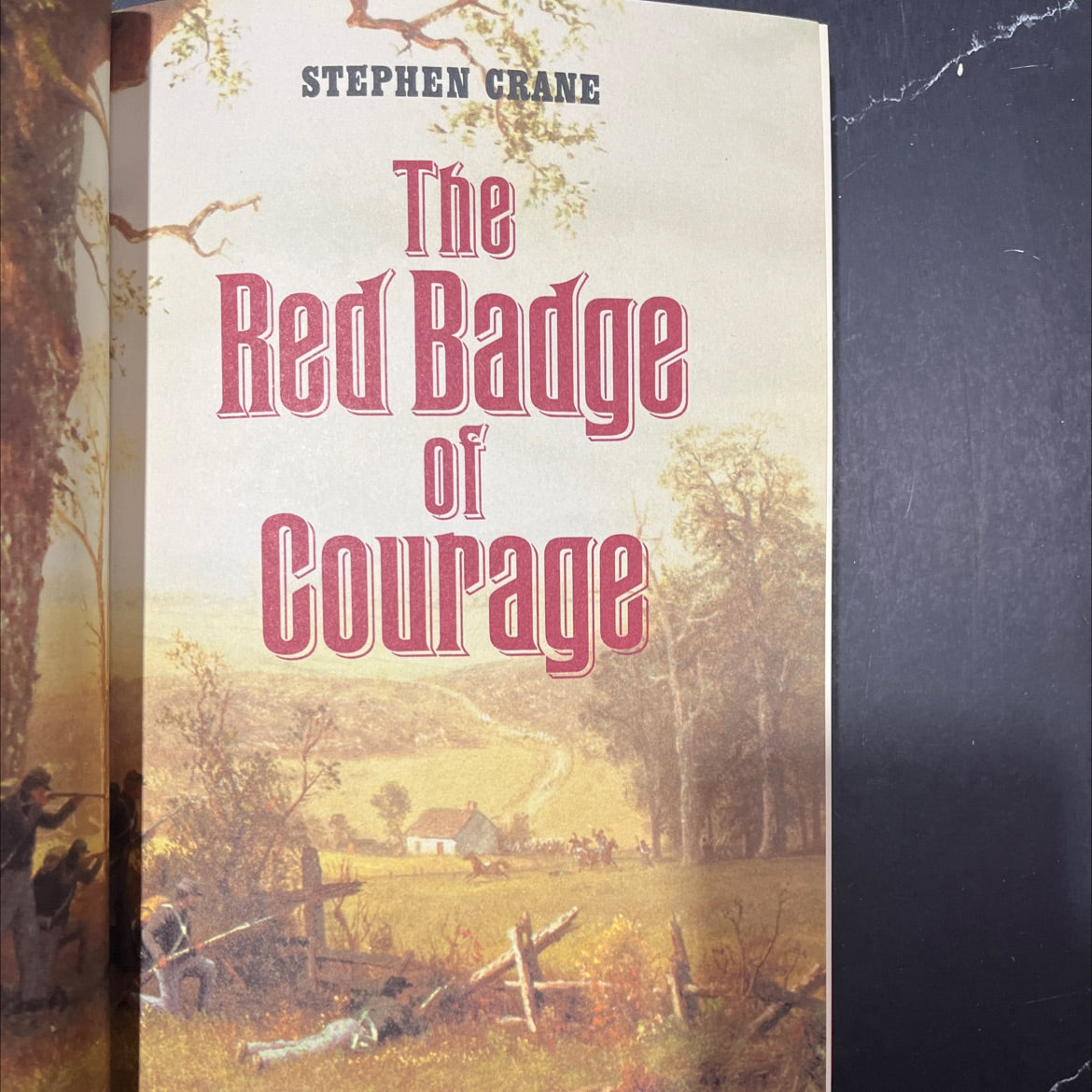 the red badge of courage book, by stephen crane, 1982 Hardcover image 2