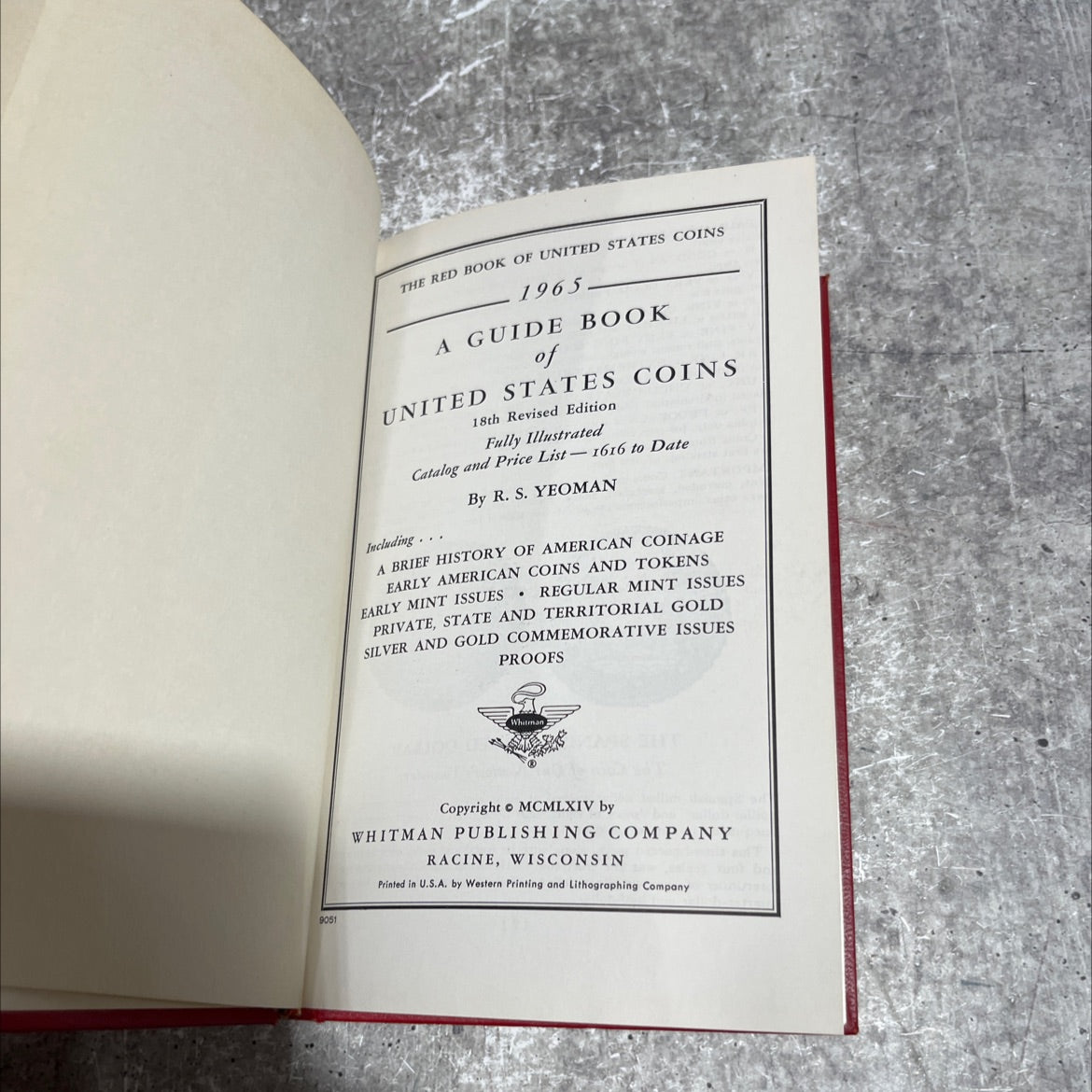 the red book of united states coins book, by r. s. yeoman, 1965 Hardcover image 2
