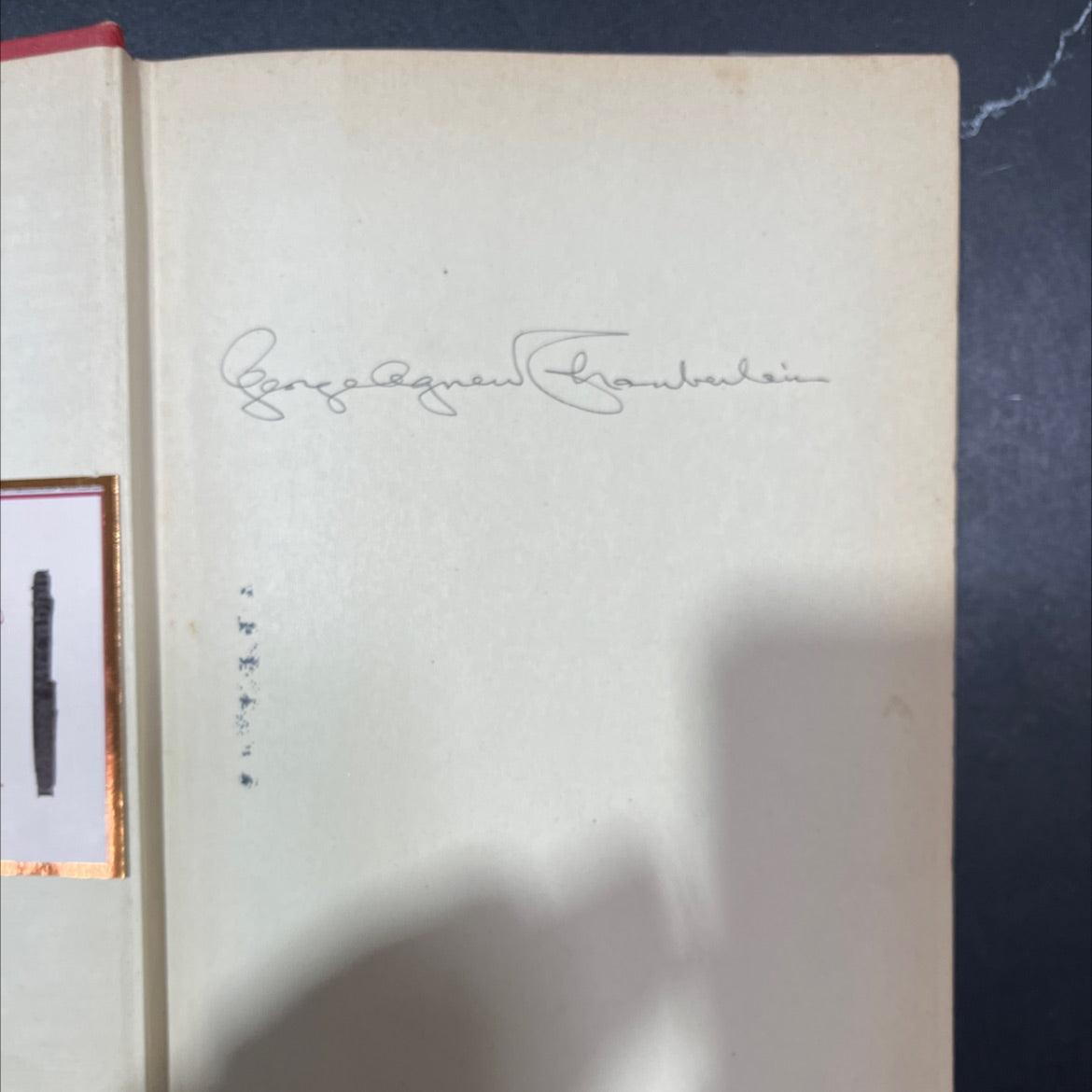 SIGNED the red house book, by george agnew chamberlain, 1945 Hardcover, First Edition, Rare, Vintage image 4