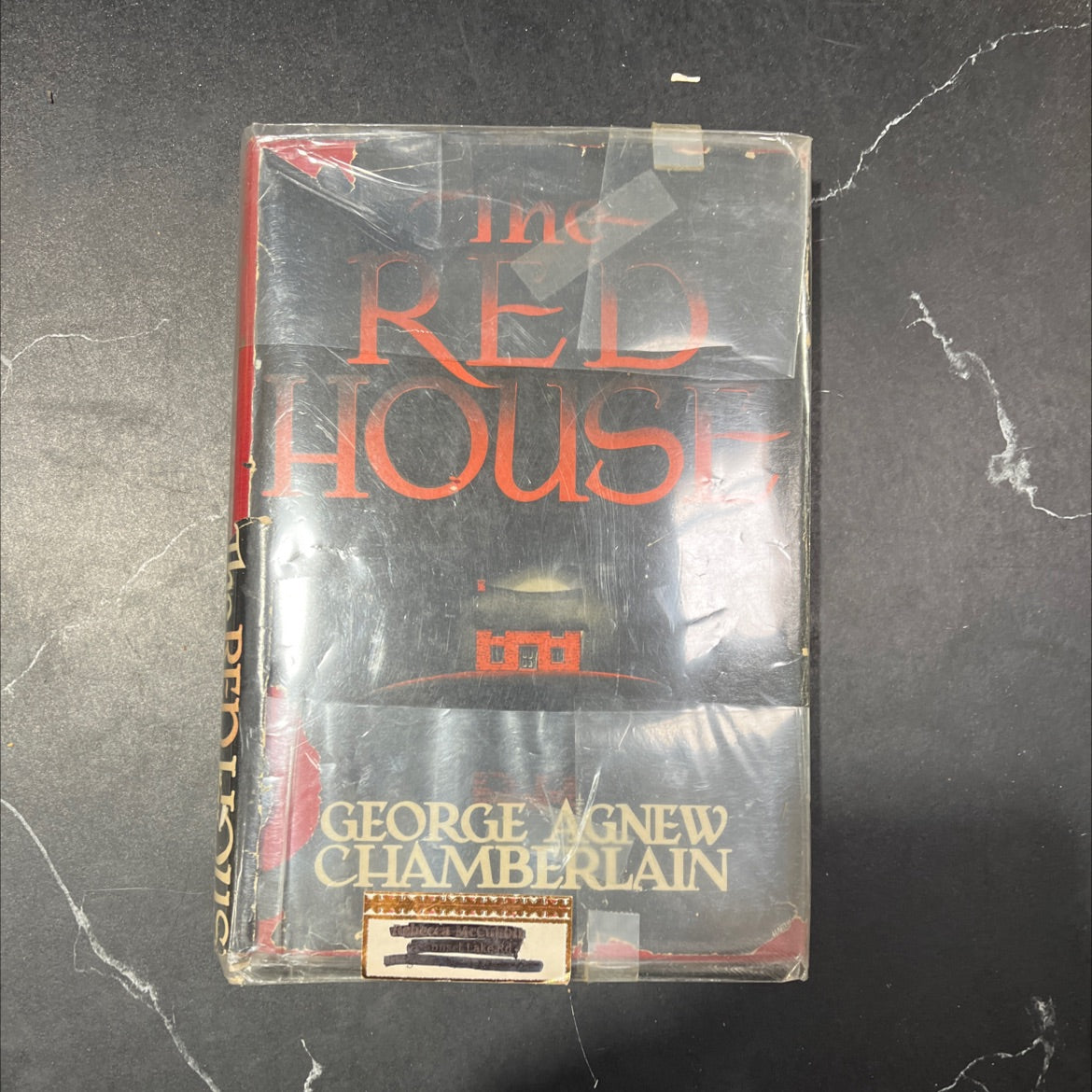 SIGNED the red house book, by george agnew chamberlain, 1945 Hardcover, First Edition, Rare, Vintage image 1