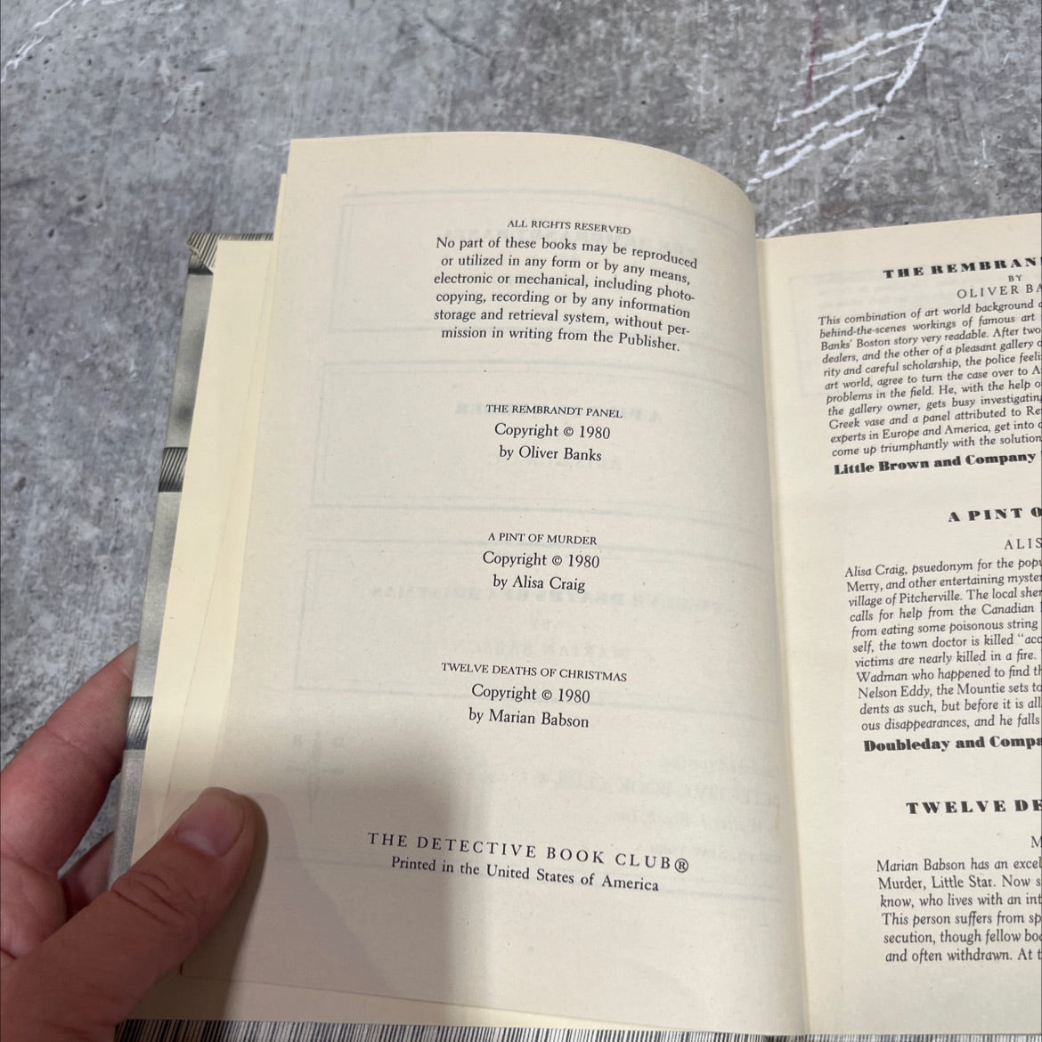 the rembrandt panel book, by oliver banks, 1980 Hardcover image 3