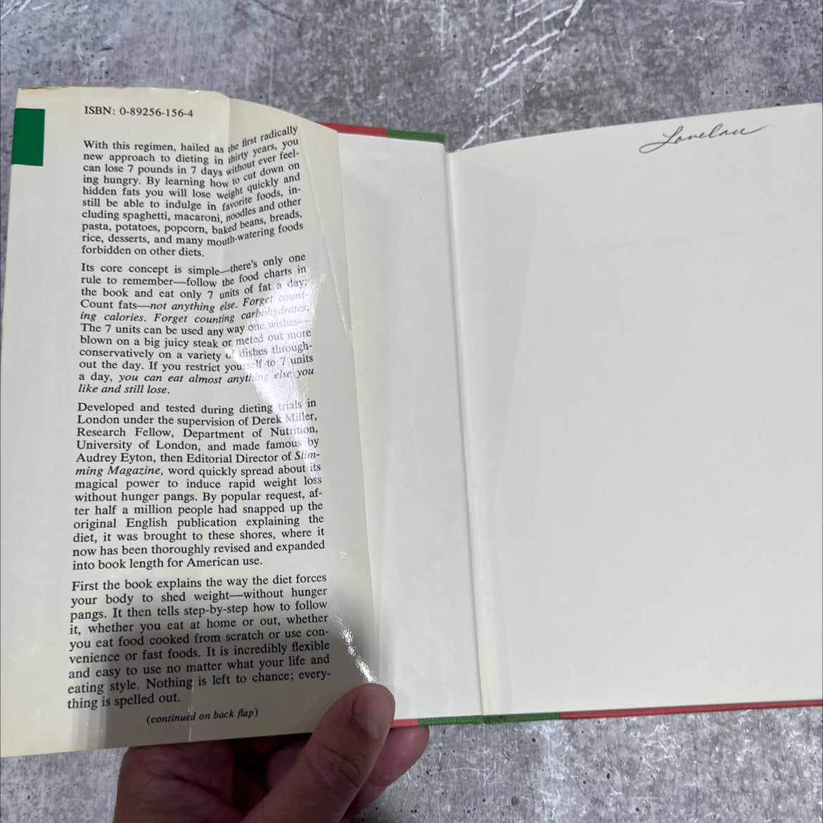 the revolutionary 7-unit low fat diet book, by jean carper, audrey eyton, 1981 Hardcover image 4