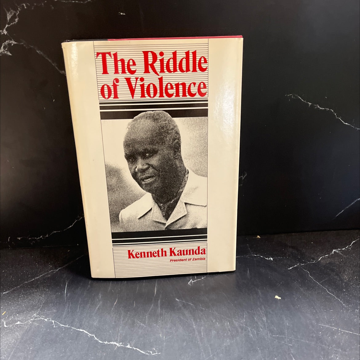 the riddle of violence book, by kenneth kaunda, 1980 Hardcover image 1