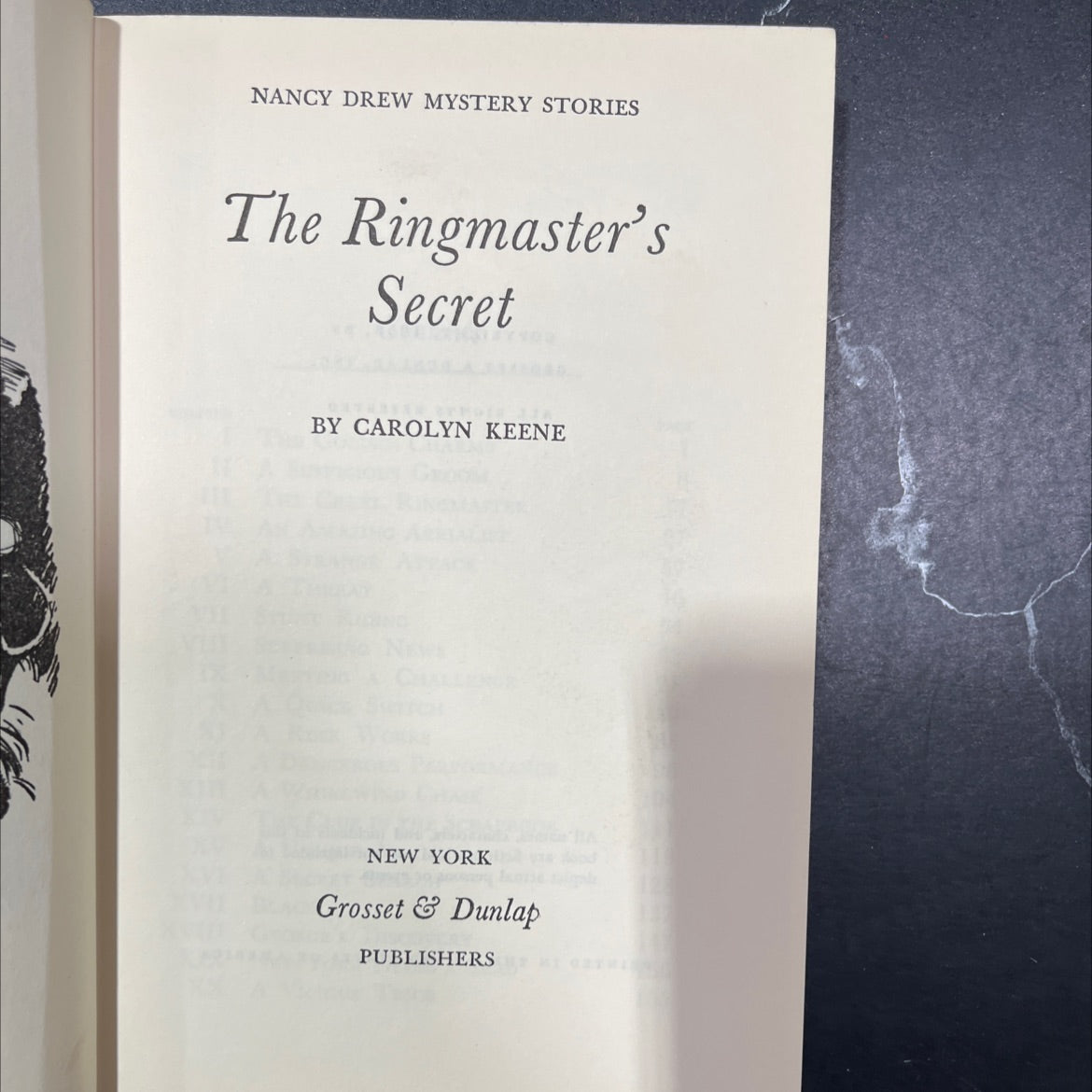 the ringmaster's secret book, by carolyn keene, 1953 Hardcover image 2