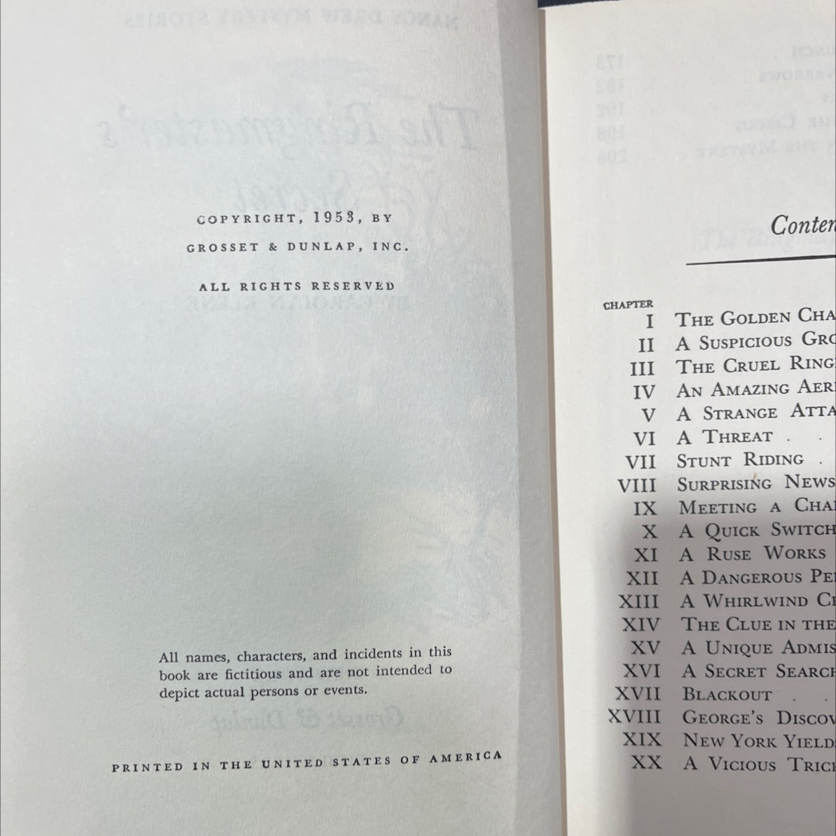 the ringmaster's secret book, by carolyn keene, 1953 Hardcover image 3