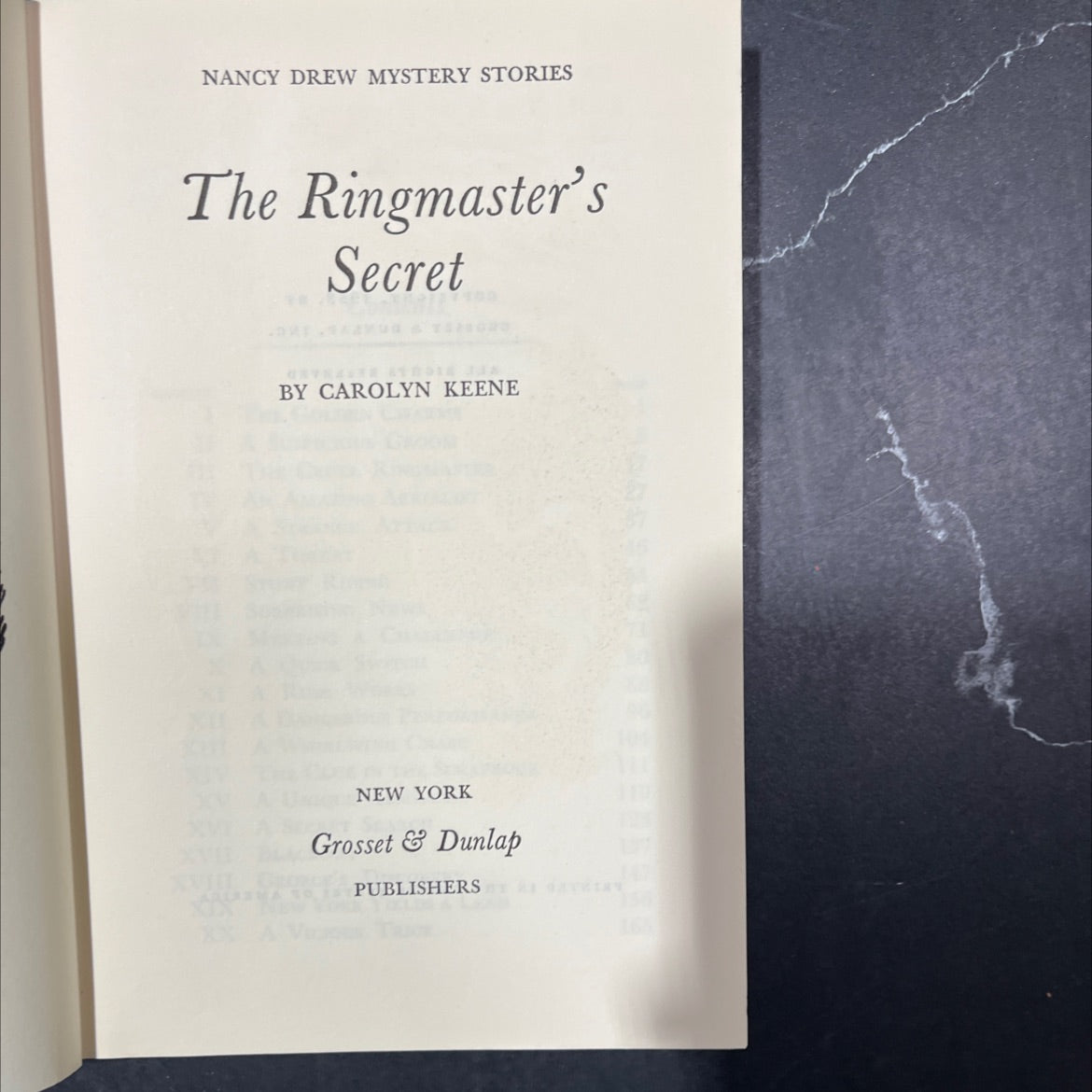the ringmaster's secret book, by carolyn keene, 1953 Hardcover image 2