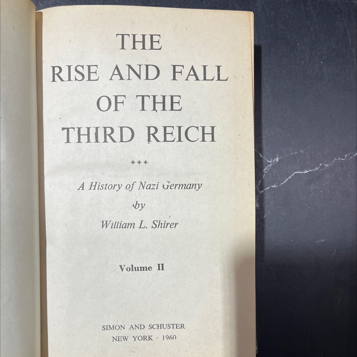 the rise and fall of the third reich a history of nazi germany book, by william l. shirer, 1960 Hardcover image 2