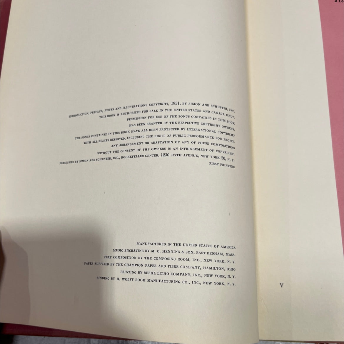 the rodgers and hart song book book, by richard rodgers, 1951 Hardcover image 3