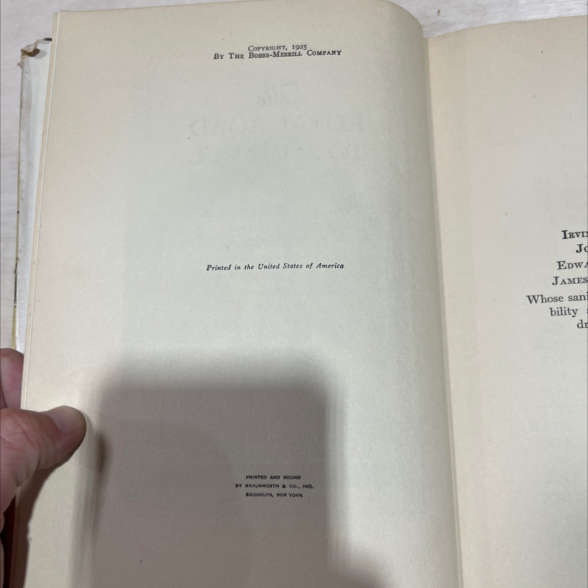 the royal road to romance book, by richard halliburton, 1925 Hardcover image 3