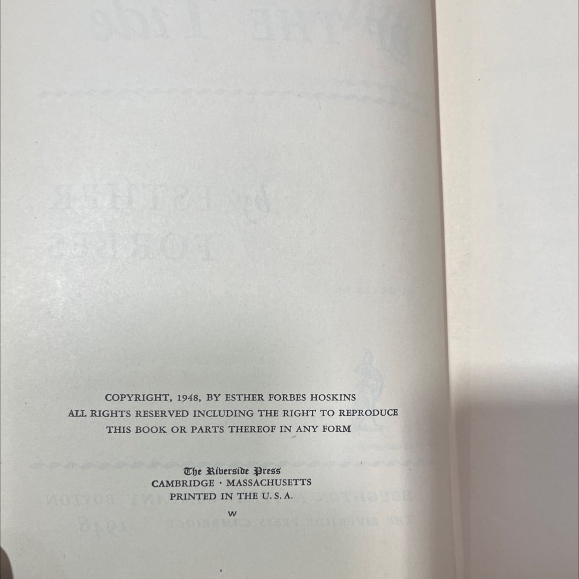 the running of the tide book, by esther forbes, 1948 Hardcover image 3