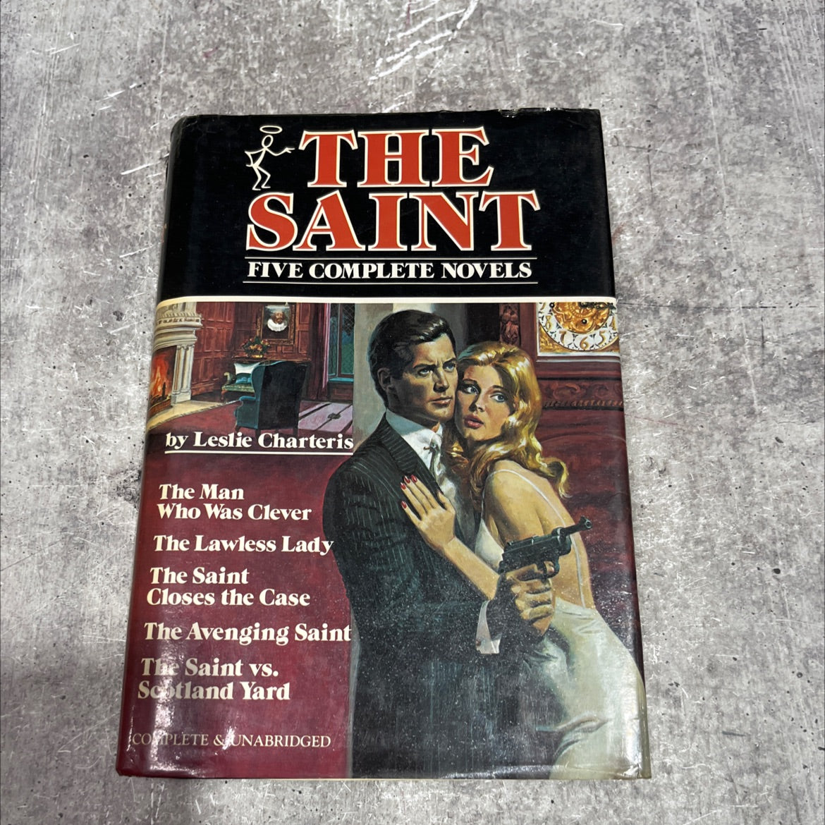 the saint: five complete novels book, by leslie charteris, 1983 Hardcover image 1