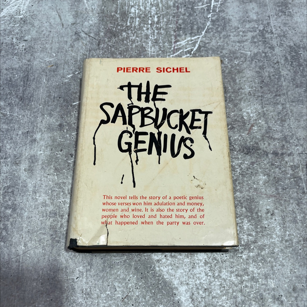 the sapbucket genius book, by pierre sichel, 1960 Hardcover image 1