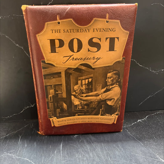 the saturday evening post treasury book, by roger butterfield, 1954 Leather image 1