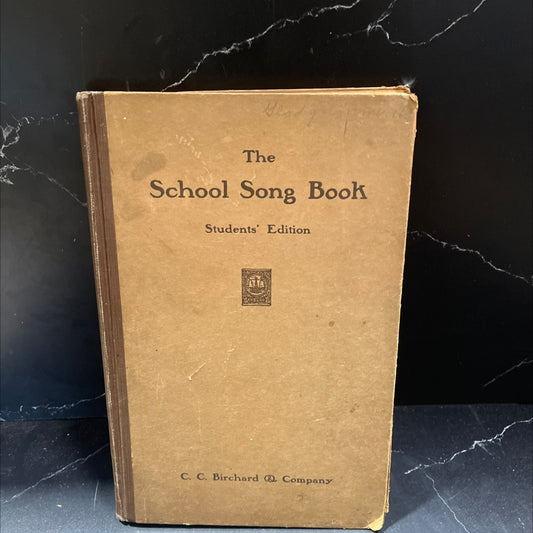 the school song book unison songs and part-songs for general singing students' edition vocal parts only book, by image 1