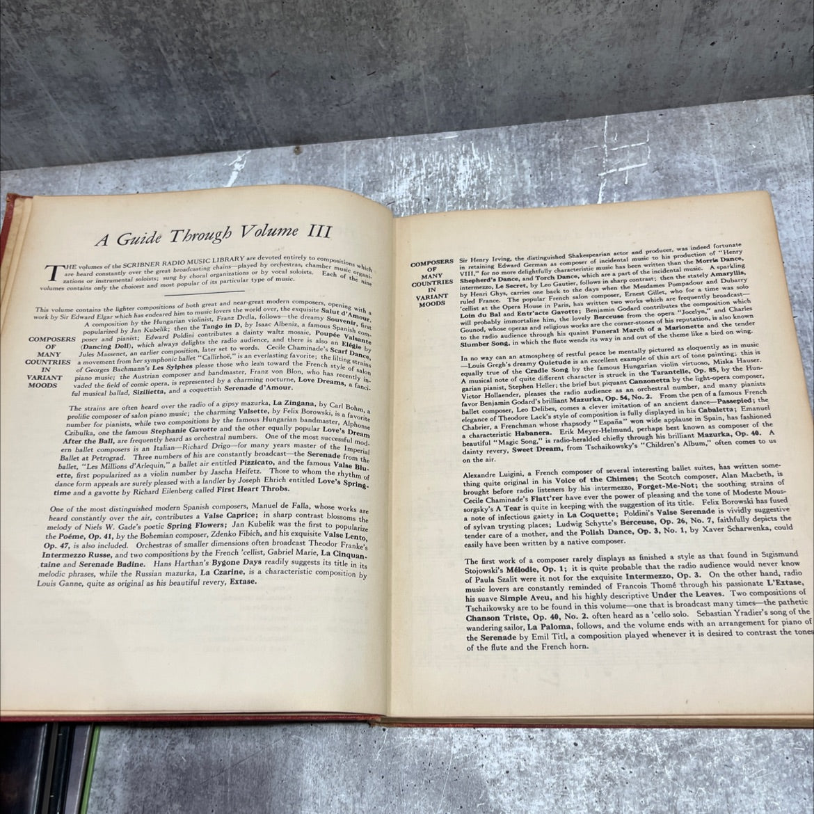 the scribner radio music library volume iii light compositions piano book, by albert e. wier, 1946 Hardcover image 4