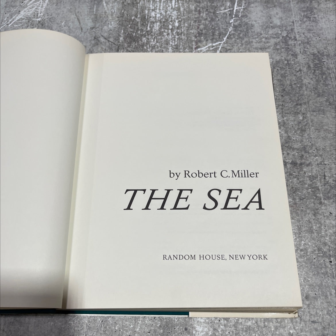 the sea book, by Robert C. Miller, 1966 Hardcover image 2