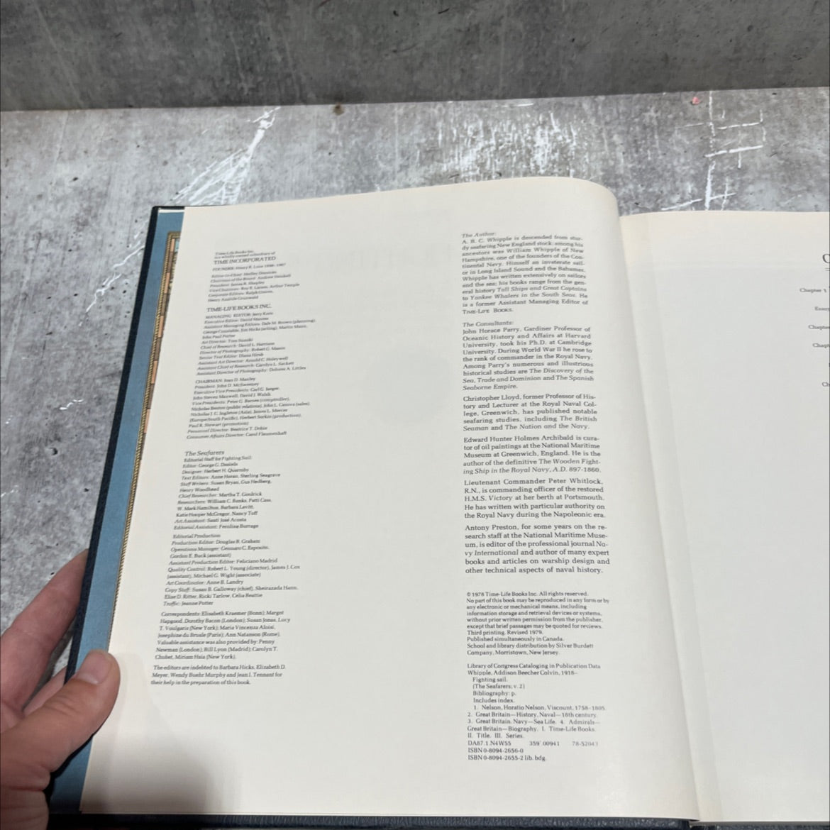 the seafarers fighting sail book, by A. B. C. Whipple, 1979 Hardcover image 3