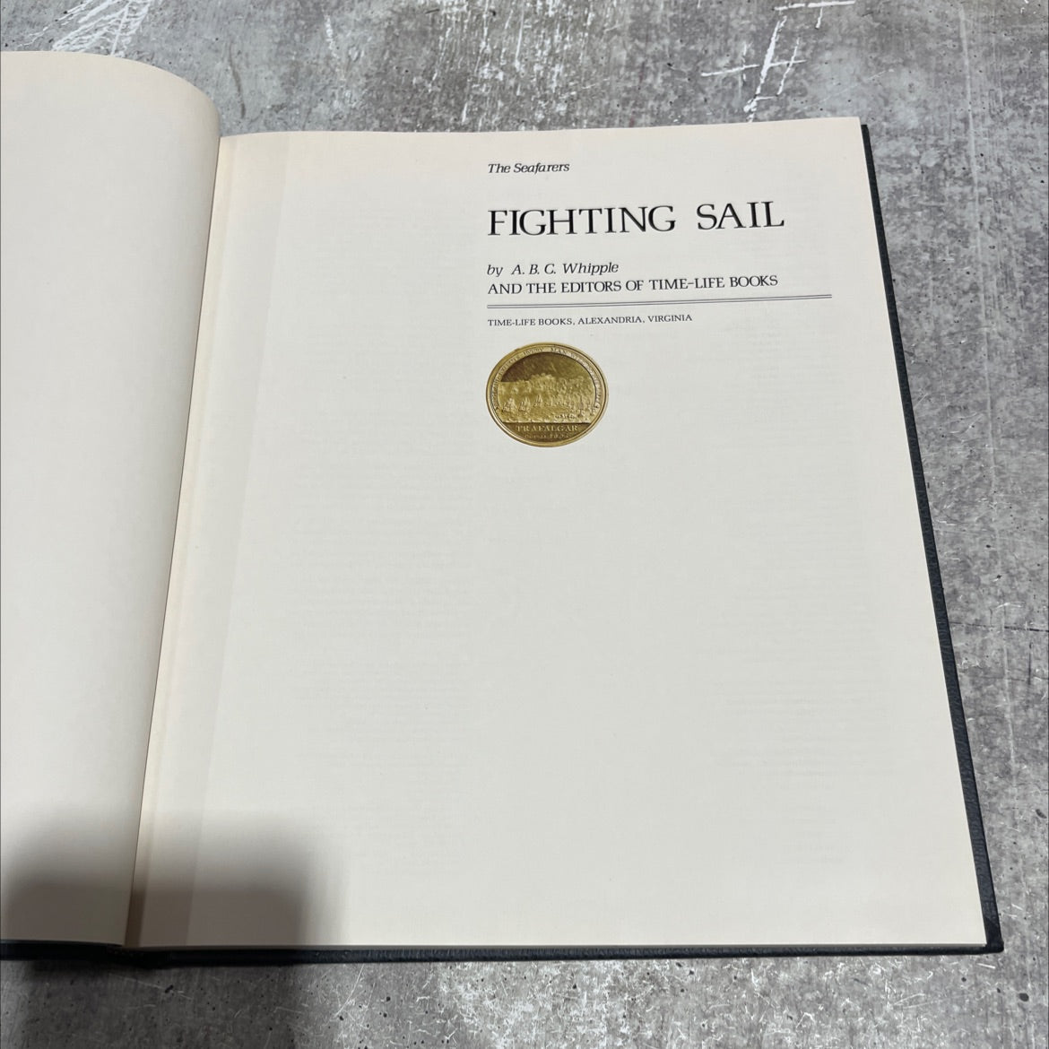 the seafarers fighting sail book, by A. B. C. Whipple, 1979 Hardcover image 2