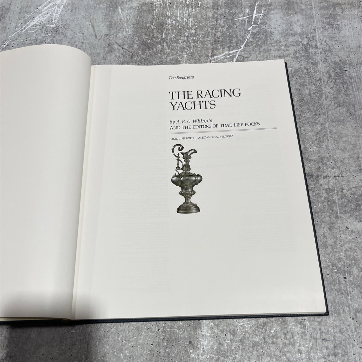 the seafarers the racing yachts book, by a. b. c. whipple, 1984 Hardcover image 2