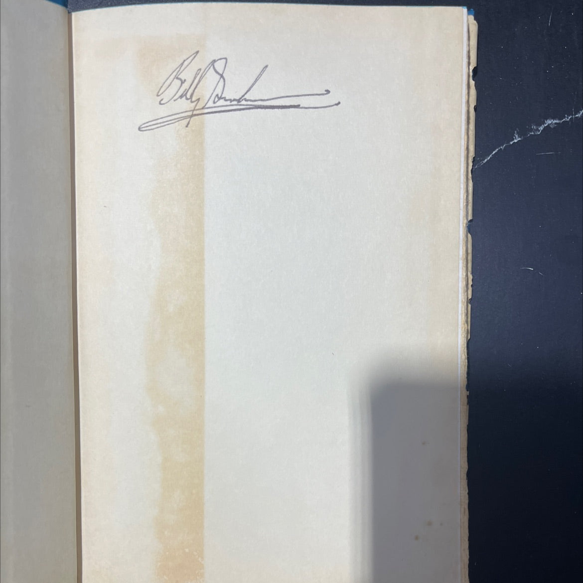 SIGNED the secret of happiness book, by billy graham, 1955 Hardcover, First Edition, Vintage image 4