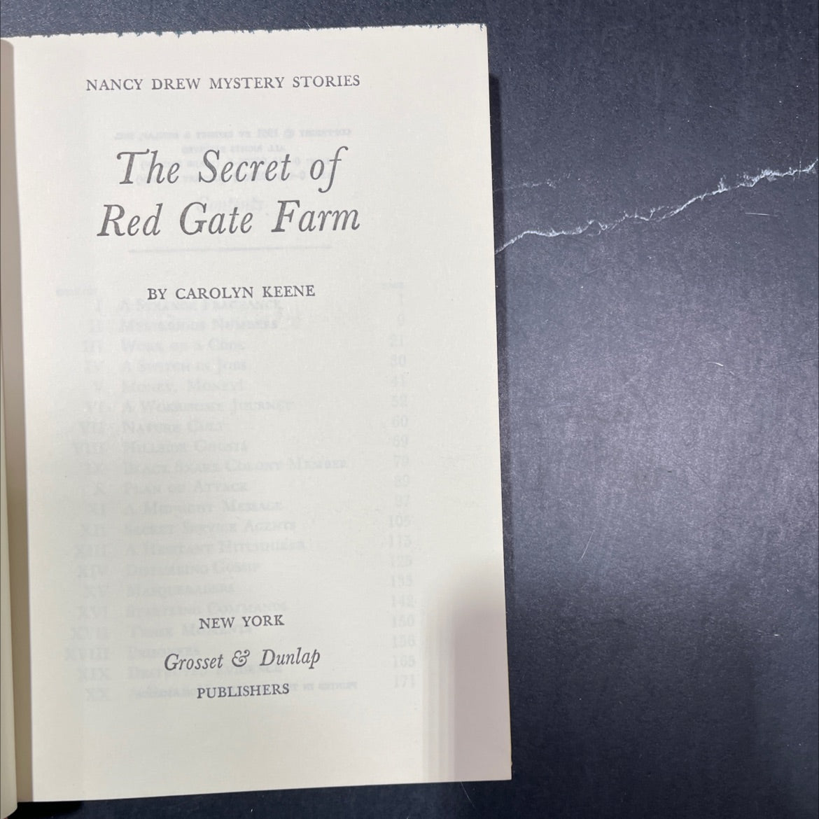 the secret of red gate farm book, by carolyn keene, 1961 Hardcover image 2