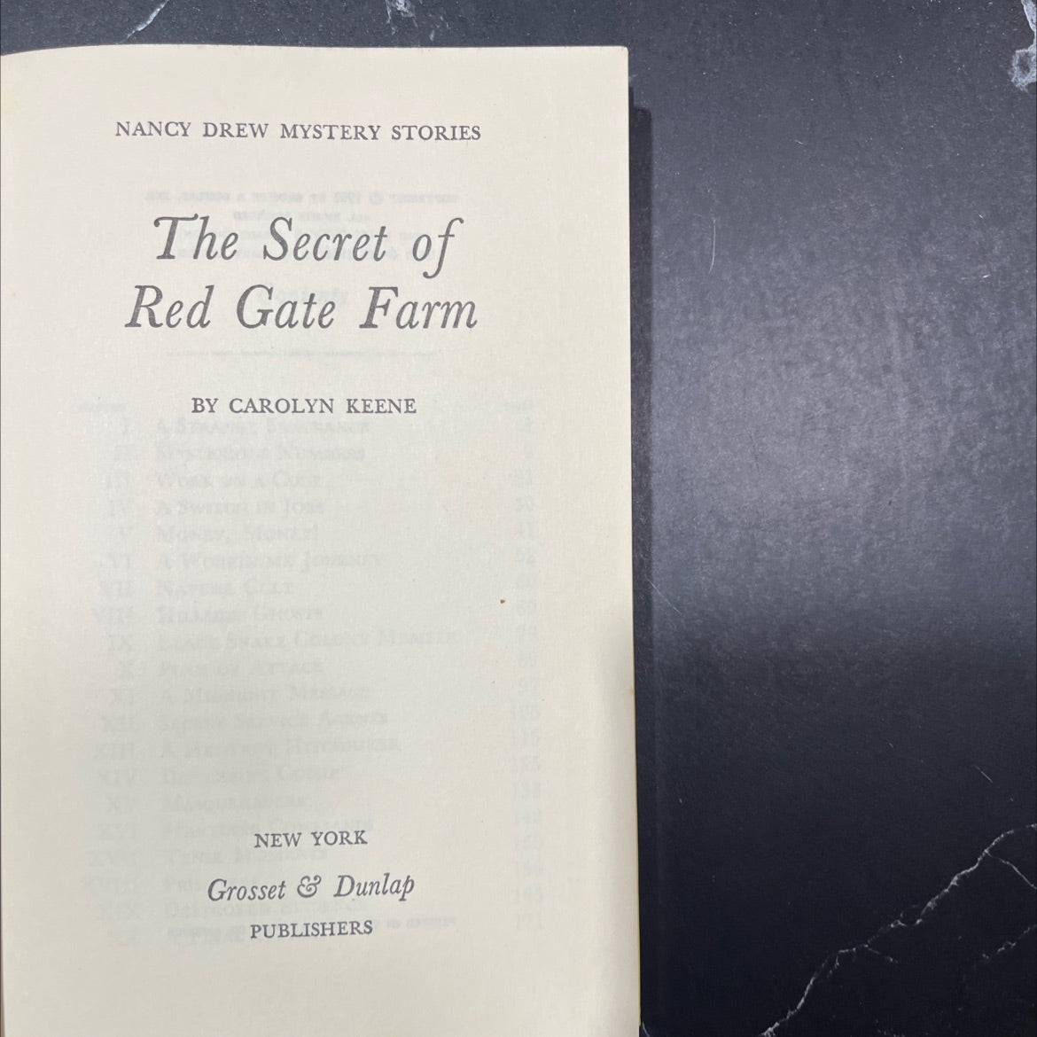 the secret of red gate farm book, by carolyn keene, 1961 Hardcover image 2