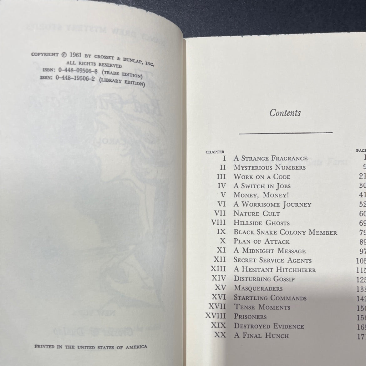 the secret of red gate farm book, by carolyn keene, 1961 Hardcover image 3