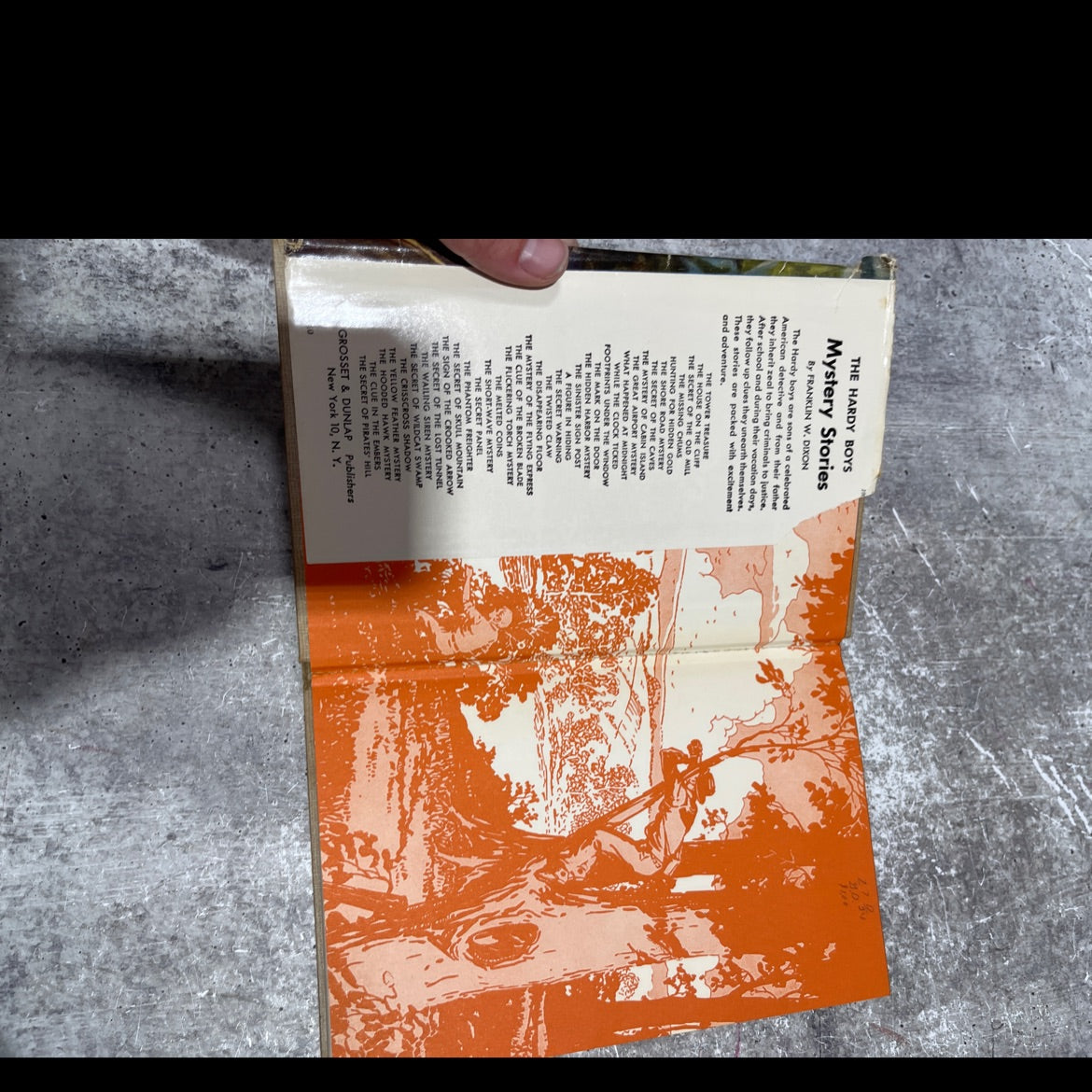 the secret of the lost tunnel book, by franklin w. dixon, 1950 Hardcover image 4