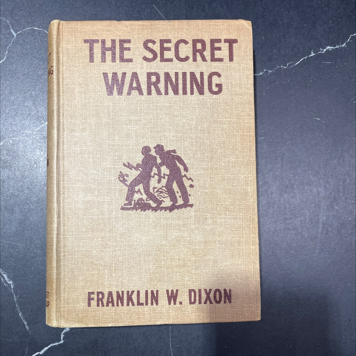 the secret warning book, by franklin w. dixon, 1938 Hardcover image 1
