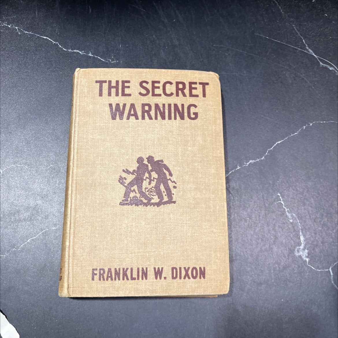 the secret warning book, by franklin w. dixon, 1938 Hardcover image 1