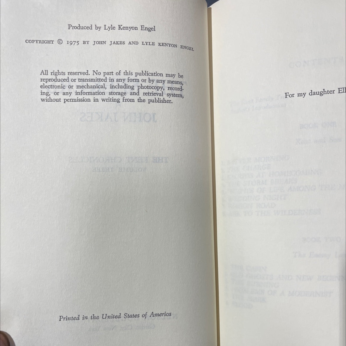 the seekers book, by john jakes, 1975 Hardcover image 3