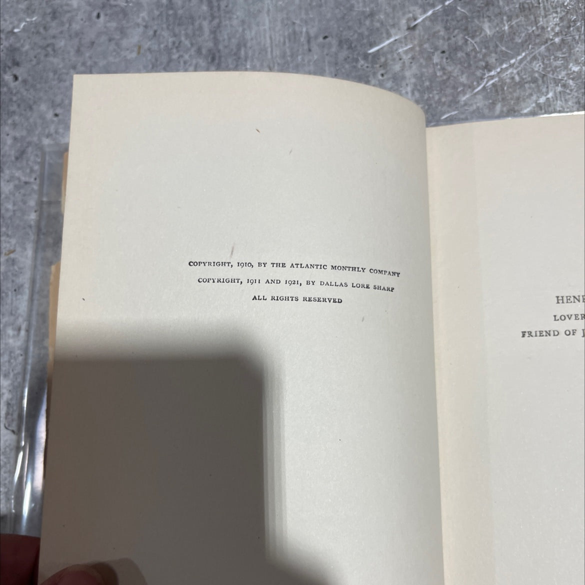 the seer of slabsides book, by dallas lore sharp, 1921 Hardcover image 3