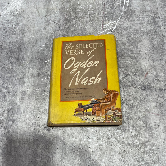 the selected verse of ogden nash book, by ogden nash, 1945 Hardcover image 1