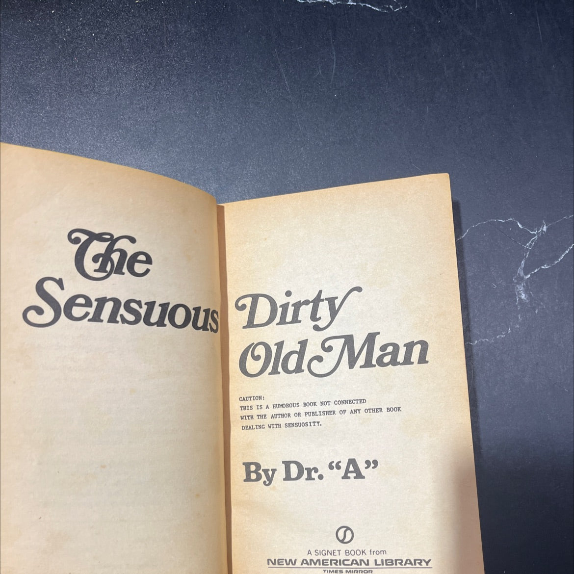 the sensuous dirty old man book, by Dr. \"A\", 1971 Paperback image 2