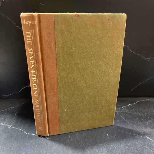 the seven-percent solution book, by nicholas meyer, 1974 Hardcover image 1