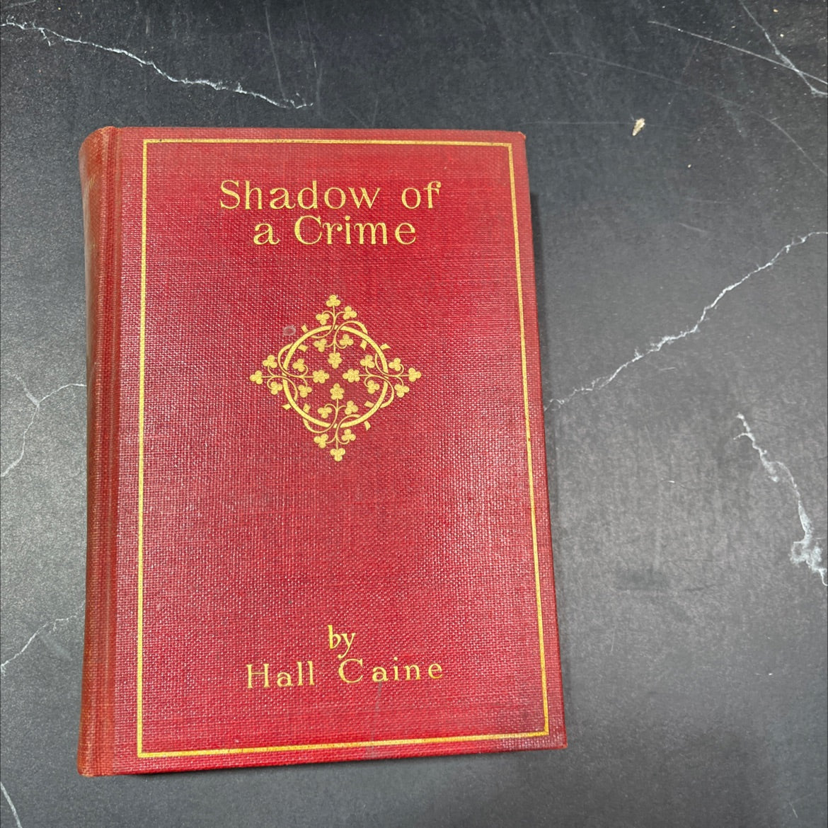 the shadow of a crime book, by hall caine, 1914 Hardcover image 1