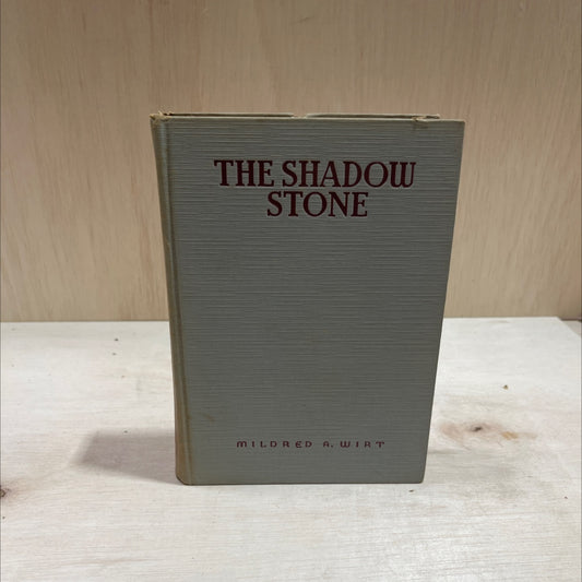 the shadow stone book, by mildred a. wirt, 1937 Hardcover image 1