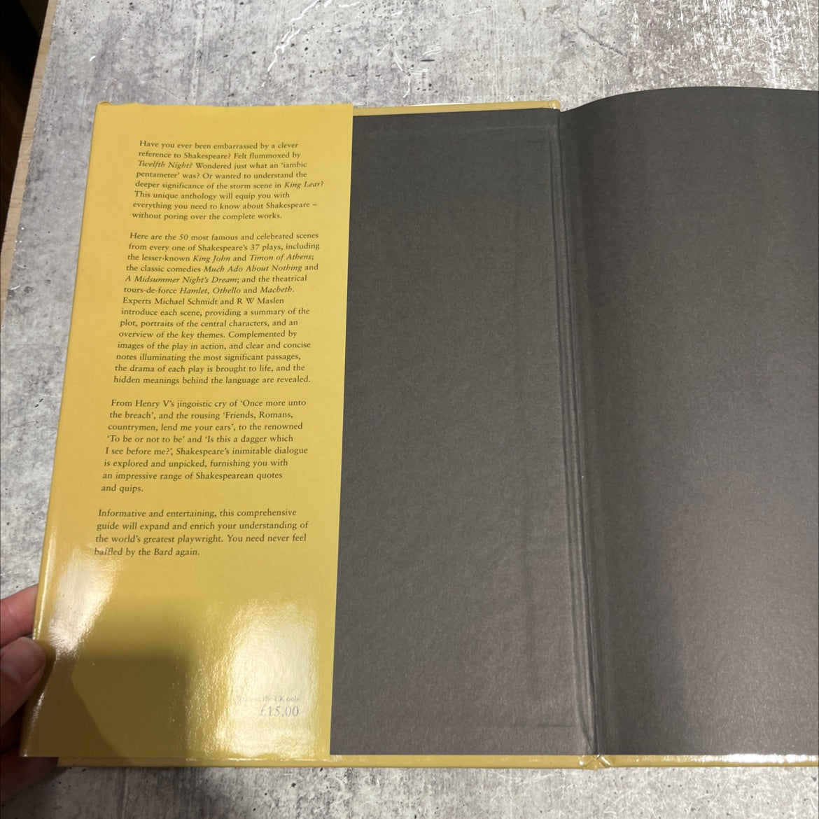 the shakespeare handbook book, by r w maslen and michael schmidt, 2023 Hardcover image 4