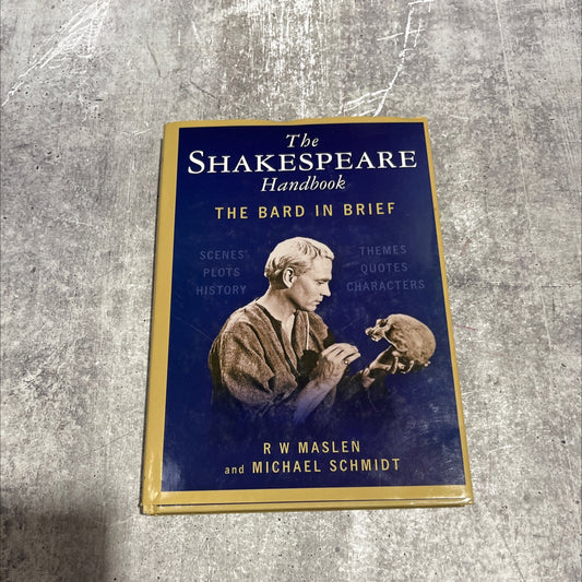 the shakespeare handbook book, by r w maslen and michael schmidt, 2023 Hardcover image 1