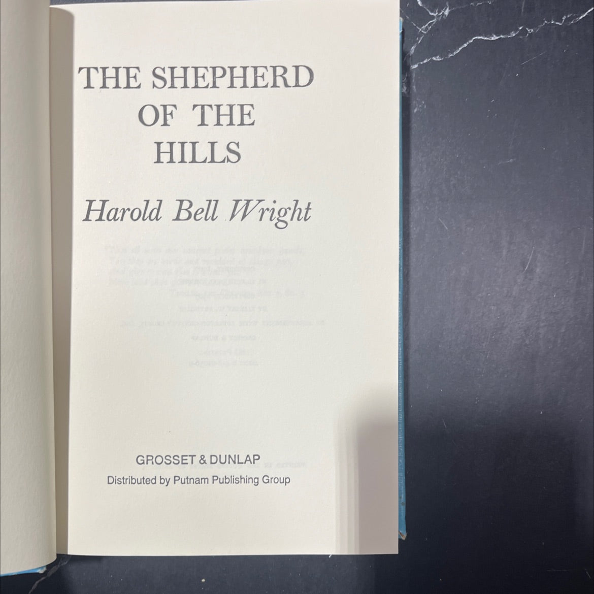 SIGNED the shepherd of the hills book, by harold bell wright, 1983 Hardcover image 2