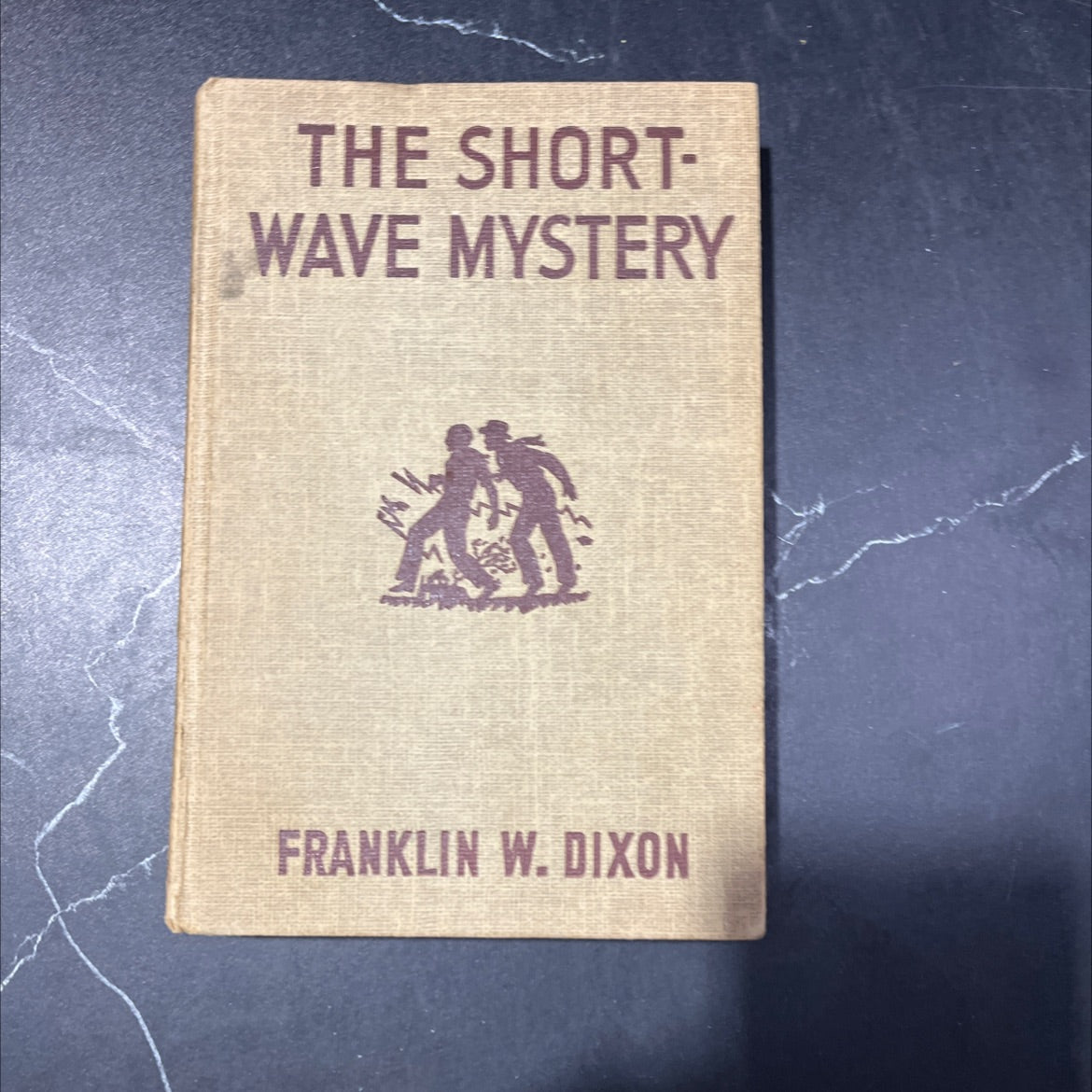 the short-wave mystery book, by franklin w. dixon, 1945 Hardcover image 1