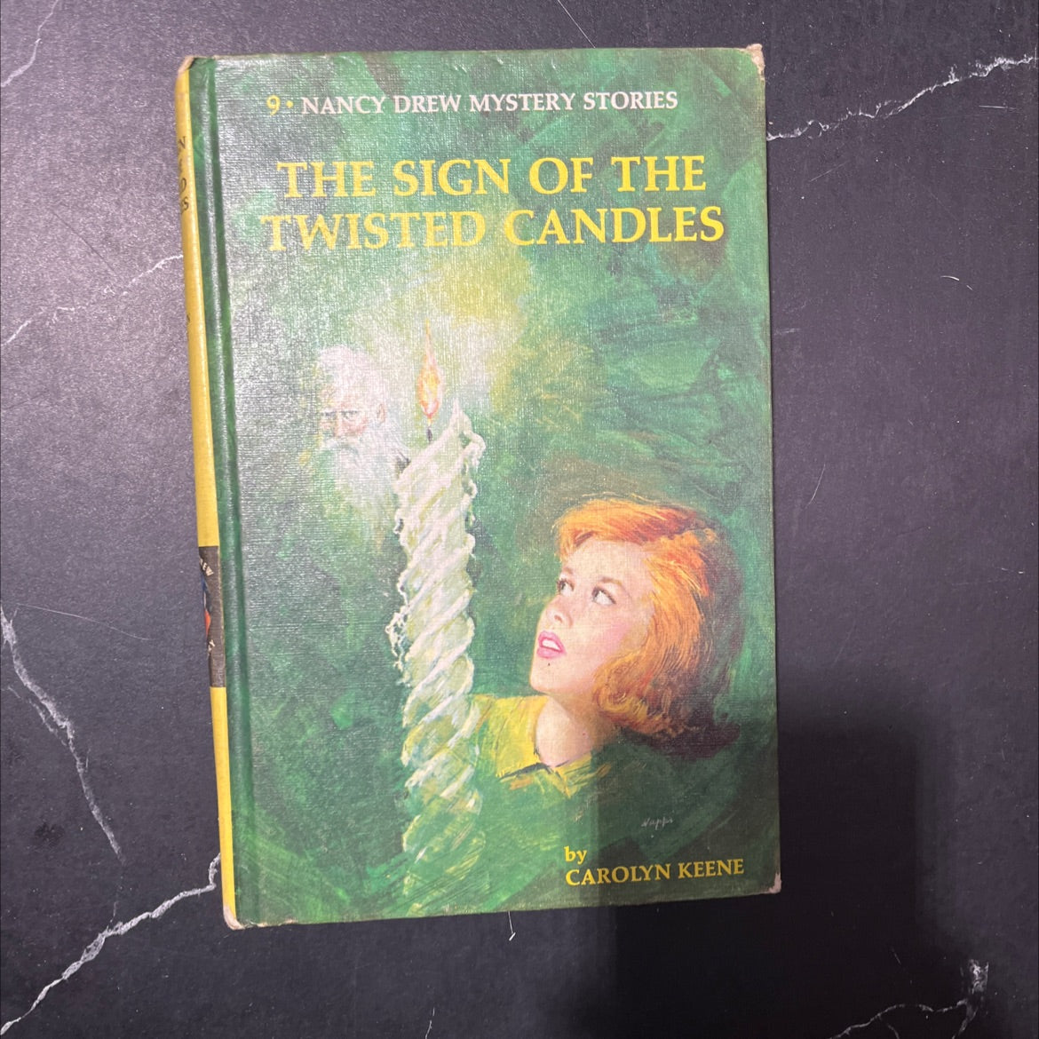 the sign of the twisted candles book, by carolyn keene, 1968 Hardcover image 1