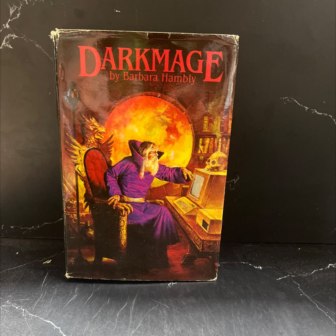 the silent tower book, by Barbara Hambly, 1988 Hardcover image 1