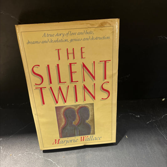 the silent twins book, by Marjorie Wallace, 1986 Hardcover image 1