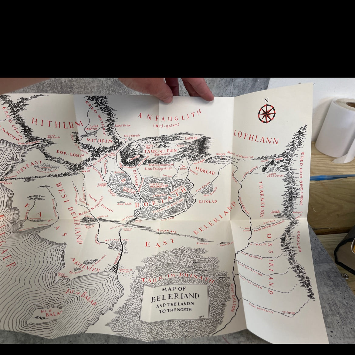 the silmarillion book, by j. r. r. tolkien, 1977 Hardcover image 4