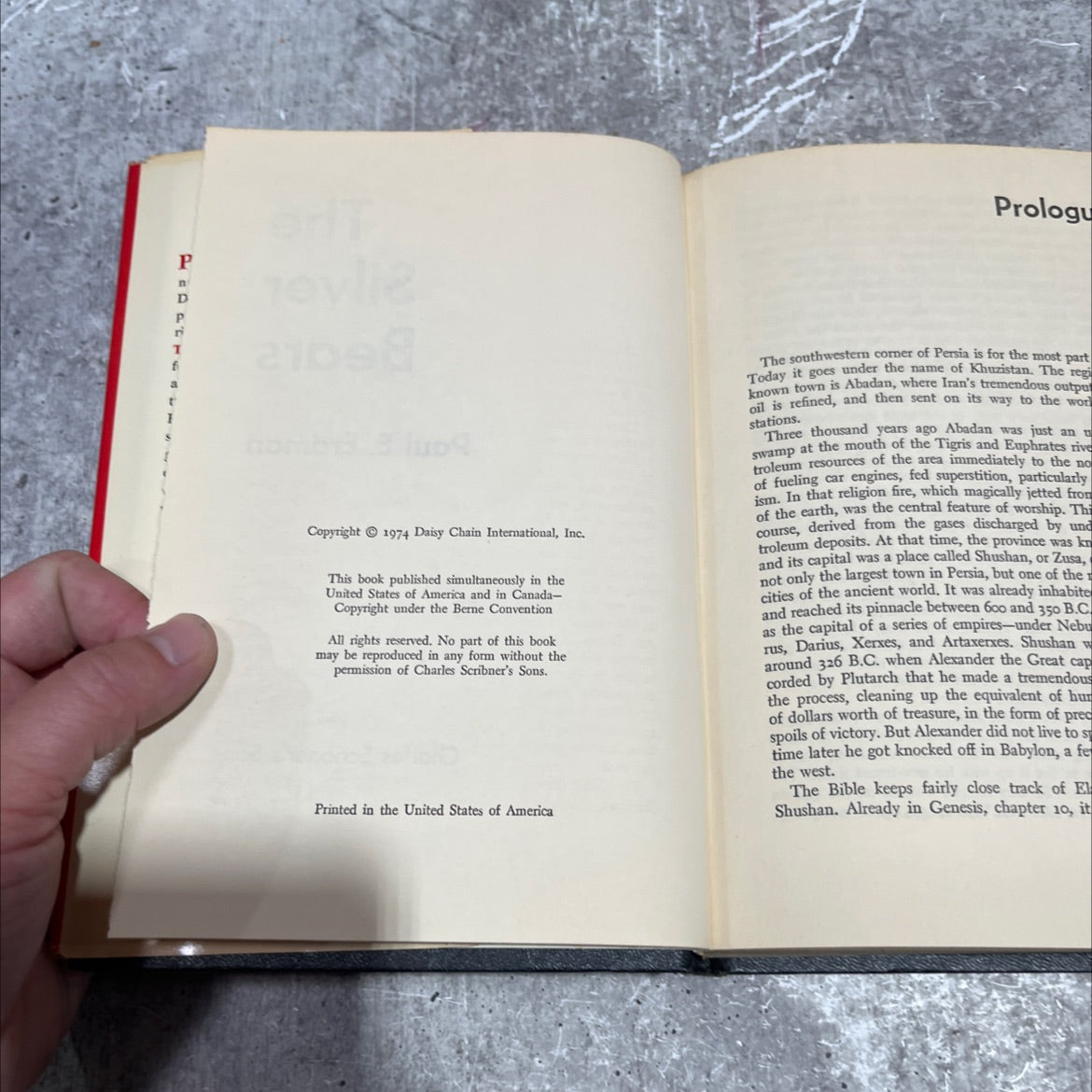 the silver bears book, by Paul E. Erdman, 1974 Hardcover image 3