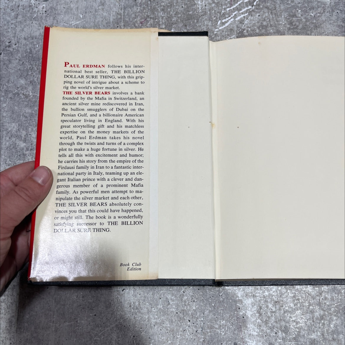 the silver bears book, by Paul E. Erdman, 1974 Hardcover image 4