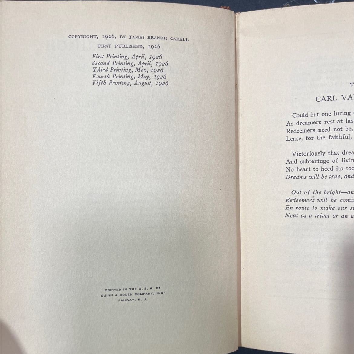 the silver stallion a comedy of redemption book, by james branch cabell, 1926 Hardcover image 3